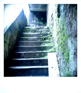 Escaleira da zona vella de Pontevedra